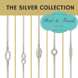 THE STERLING SILVER DIAMOND LINK BRACELET COLLECTION